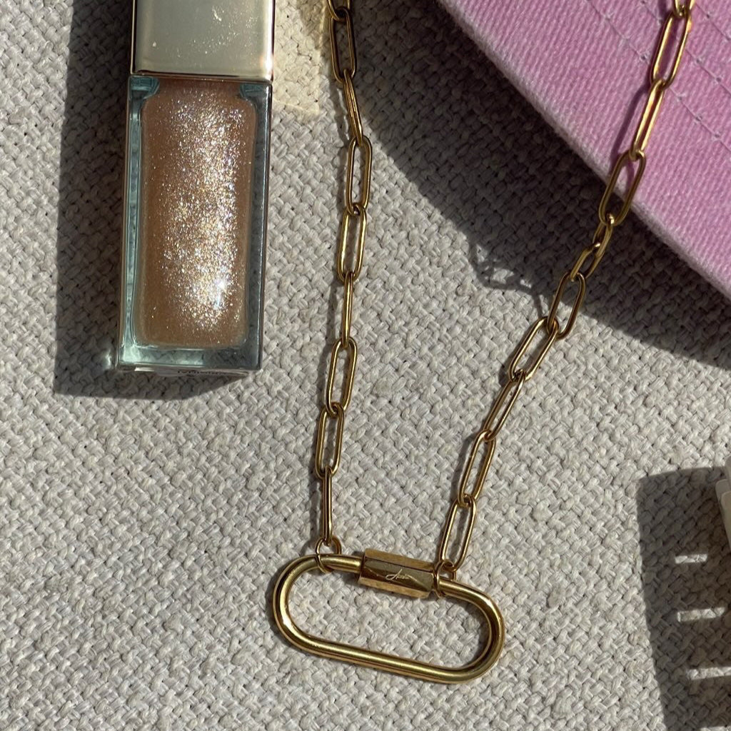 Carabiner Charm Necklace